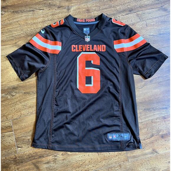 Nike Cleveland Browns On Field Baker Mayfield Jersey XL Dawg Pound Color Rush - Picture 1 of 4